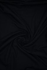 Black Raw Fabric 