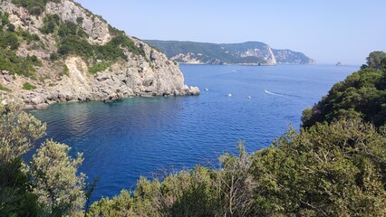 Greece, island Korfu. Palaiokastritsa area.