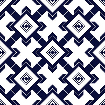 Geometric ethnic oriental seamless pattern traditional Design for background,carpet,
wallpaper,clothing,wrapping,Batik,fabric,
Vector illustration.embroidery style.
