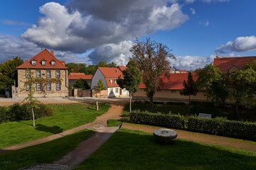 Historische Kuranlagen in der Goethestadt Bad Lauchstädt, Saalekreis, Sachsen-Anhalt, Deutschland