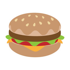 ハンバーガーのアイコン