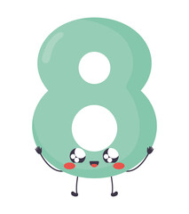 kawaii number eight