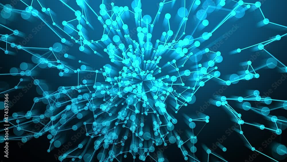 Wall mural technology abstract background particle,graphic background