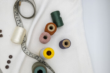 Stitching Material, Measurement Type, Thread Coan, Buttons.  