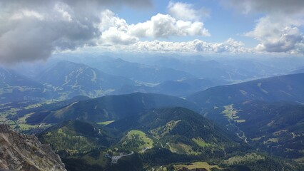 Dachstein mountain suroundinds in Austrian apls