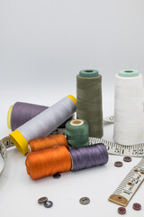 Stitching Material, Measurement Type, Thread Coan, Buttons.  
