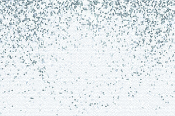 Ornate stylish backdrop in gray and white tones with stained effect closeup. Creative digital geometric concept for futuristic elegant modern colorful layout. Fashion light trendy kaleidoscope image.