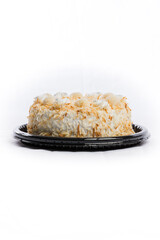 Delicious Sweet Bakery Patisserie Food Menu Gourmet Meal Dessert Chocolate Strawberry Lemon Flour Cake Pie Piece Chicken Fry Cheese Pizza Bread Still Product Blank Background