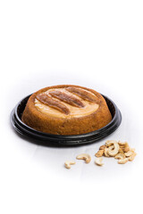 Delicious Sweet Bakery Patisserie Food Menu Gourmet Meal Dessert Chocolate Strawberry Lemon Flour Cake Pie Piece Chicken Fry Cheese Pizza Bread Still Product Blank Background