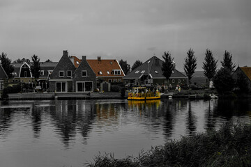 Edam traditional town-village in Netherlands 