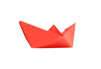 Red Paper Boat