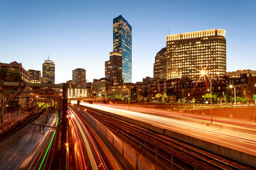 View of the architecture of Boston in Massachusetts, USA.