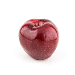 Delicious and fresh apple isolated on a white background.
