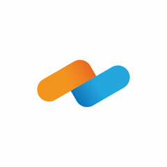 simple colorfull logo design concept