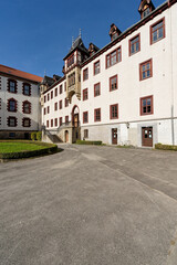 Fototapeta na wymiar Schloss Elisabethenburg von Meinigen, Landkreis Schmalkalden-Meiningen, Thüringen, Deutschland