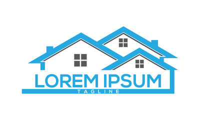 Unique real estate logo Modern and minimalist vector and abstract logo