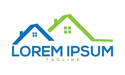 Unique real estate logo Modern and minimalist vector and abstract logo