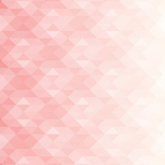 Abstract geometric background. Triangular pixelation. Mosaic, pink gradient.