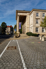 Obraz premium Staatstheater Meinigen, Landkreis Schmalkalden-Meiningen, Thüringen, Deutschland