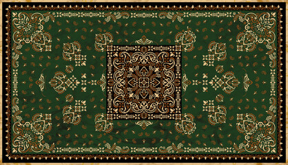 Persian Carpet Texture, abstract ornament