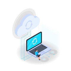 Cloud Connected Laptop Composition