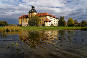 Schloss und Schlosspark Moritzburg in Zeitz, Burgenlandkreis, Sachsen-Anhalt, Deutschland