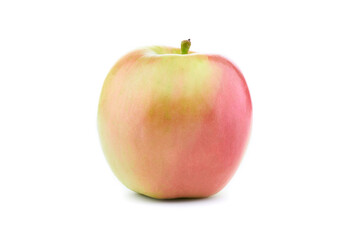 Apple Fuji Fruit white background isolated Clipping Path