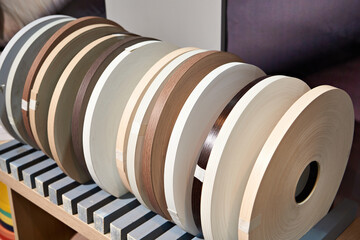 Plastic edges of furniture