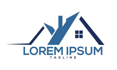 Unique real estate logo Modern and minimalist vector and abstract logo