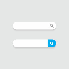 Fototapeta premium Search Bar, Website Box Icon Vector in Flat Design