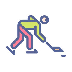 Ice Hockey Rink Icon