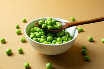 peas in a bowl