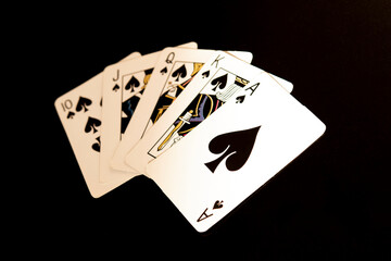 Playing Cards on The Table