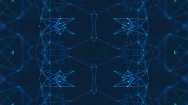 A creative technological illustration background 4k