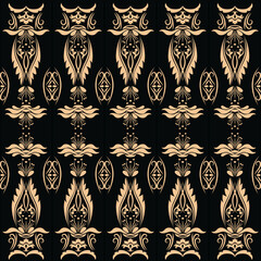 classic seamless pattern design for decorating, wallpaper, wrapping paper, fabric, backdrop and etc.