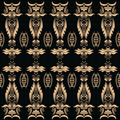 classic seamless pattern design for decorating, wallpaper, wrapping paper, fabric, backdrop and etc.
