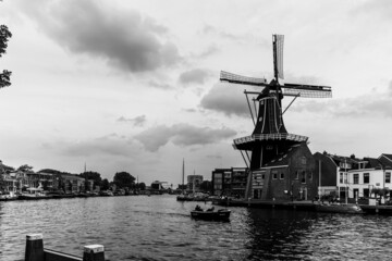 Naklejka premium Haarlem town in Netherlands