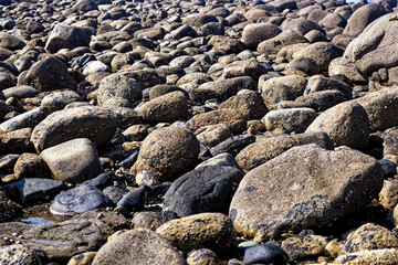 Pebble beach at Machrie Bay - Scotland