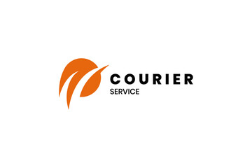 abstract logo design for courier, logistic, transport, delivery company 