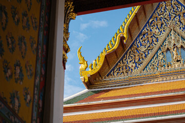 Fototapeta na wymiar Wat Pho temple in Bangkok Thailand