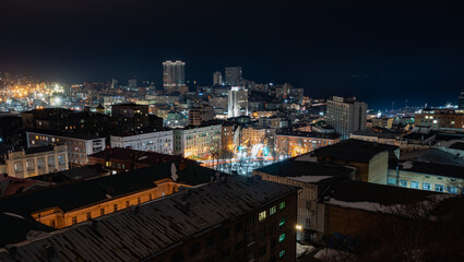 Прогулки по темным крышам. Сквер им. Суханова