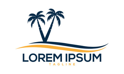 Unique travel logo Modern and minimalist vector and abstract logo
