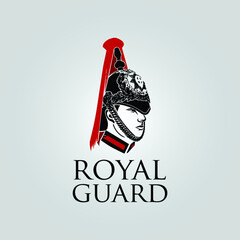 British Queen's Royal Guard Logo Concept