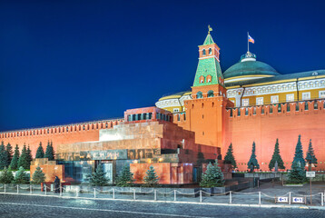 Obraz premium Mausoleum on Red Square in Moscow