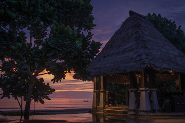 Sunset Beach Sala Luxury Beachfront villa resort at Koh Lanta Island Krabi Thailand