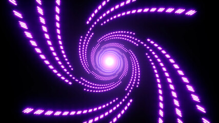 Glowing Purple Swirl Light Effect