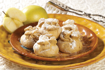 hand made apple pie fresh