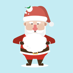 cartoon santa claus