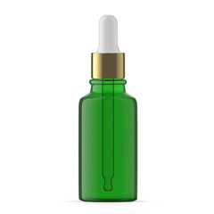 30ml 1 oz green glass dropper bottle