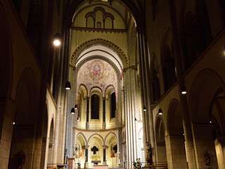 Obraz premium Kirche Quirinus-Münster in Neuss, NRW, Deutschland